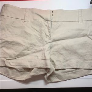 Tan express dress shorts